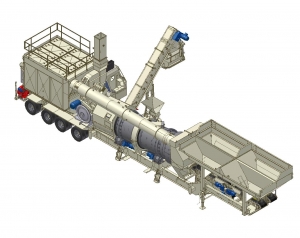 асфальтобетонный завод E100p 3-D схема 5