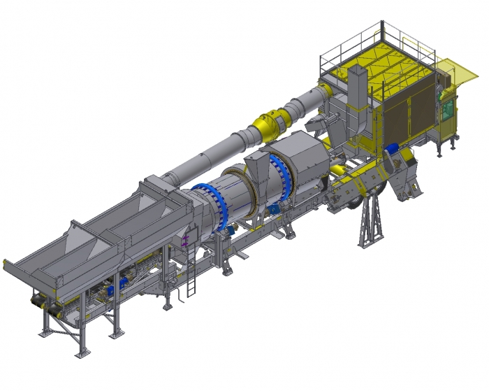 асфальтный завод Magnum 140 3-D схема 1