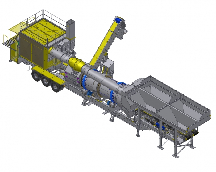 асфальтный завод Magnum 140 3-D схема 2